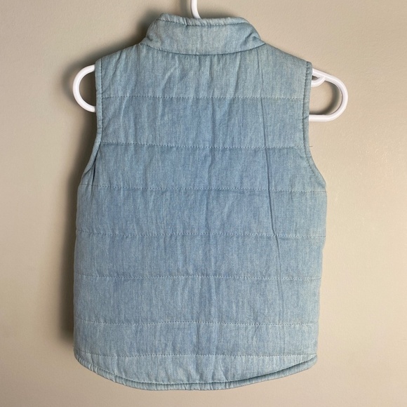 7 For All Mankind Girl's Insulated Lined Zip Up Vest Size 2T Winter Vest NEW - Picture 5 of 12